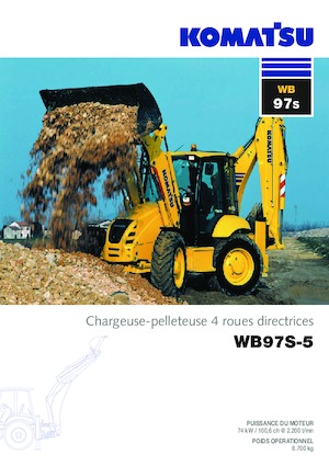 Baggerlader Komatsu WB97S-5 