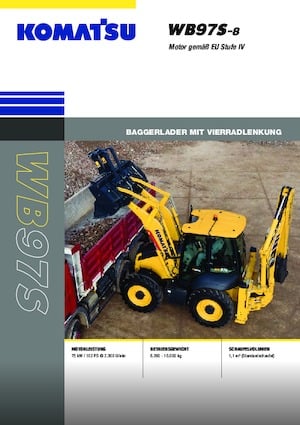 Baggerlader Komatsu WB97S-8E0