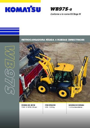 Baggerlader Komatsu WB97S-8E0