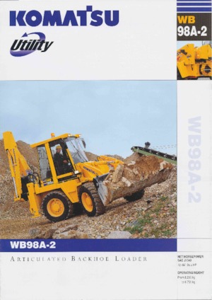 Baggerlader Komatsu WB98A-2