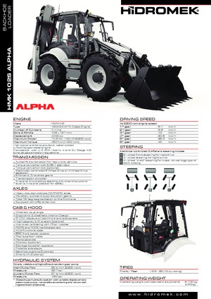 Baggerlader Hidromek HMK 102 B