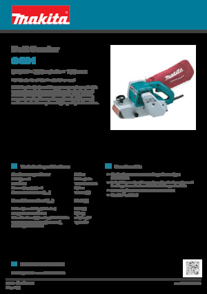 Bandschleifer Makita 9401