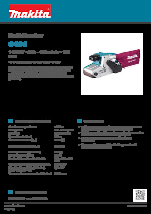 Bandschleifer Makita 9404