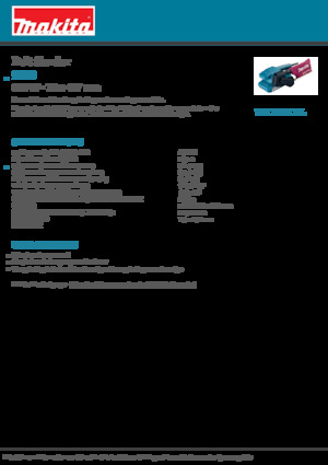 Bandschleifer Makita 9910