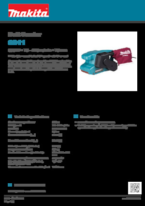 Bandschleifer Makita 9911