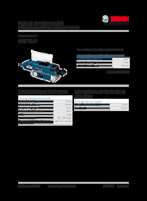 Bandschleifer Bosch GBS 75 AE
