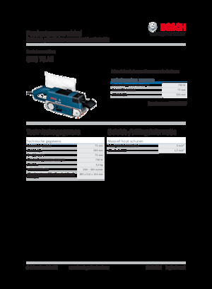 Bandschleifer Bosch GBS 75 AE