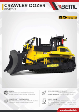Kettendozer Beml BD475-2