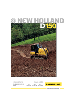 Kettendozer New Holland D 150 LGP