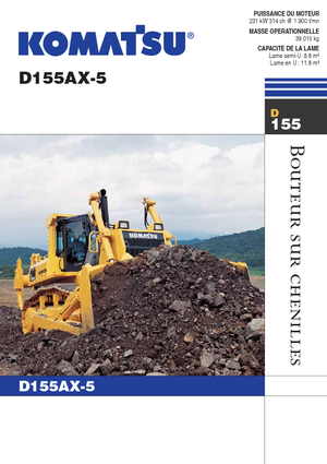 Kettendozer Komatsu D155AX-5