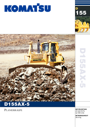 Kettendozer Komatsu D155AX-5