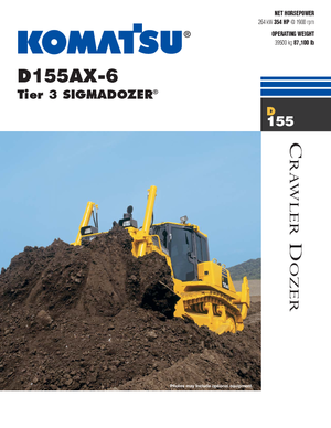 Kettendozer Komatsu D155AX-6