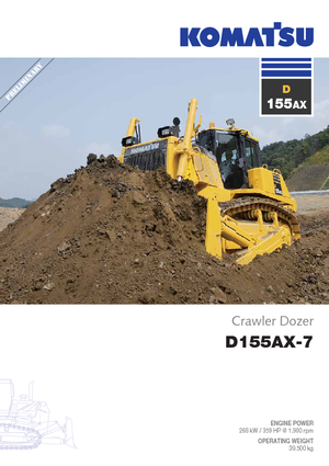 Kettendozer Komatsu D155AX-7
