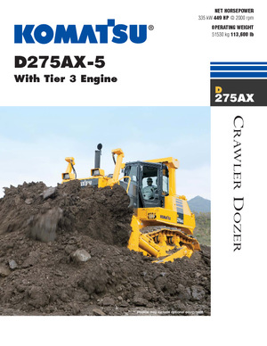 Kettendozer Komatsu D275AX-5E0
