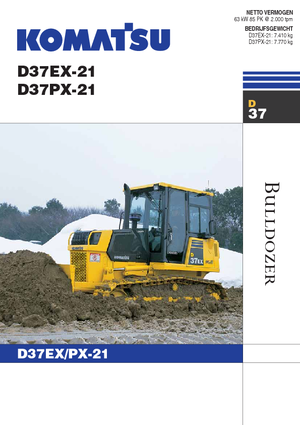 Kettendozer Komatsu D37EX-21A