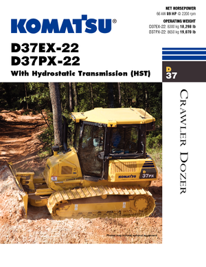 Kettendozer Komatsu D37PX-22