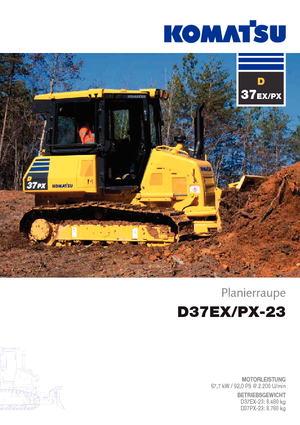 Kettendozer Komatsu D37PX-23