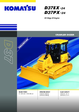 Kettendozer Komatsu D37EX-24