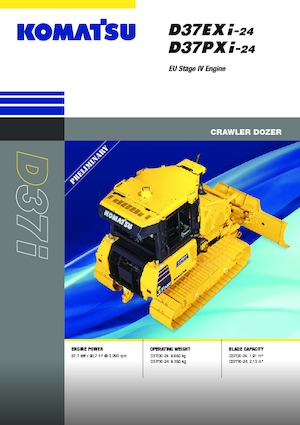 Kettendozer Komatsu D37EXi-24