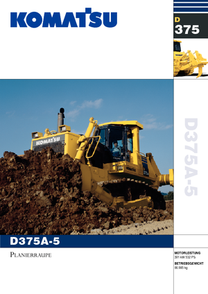 Kettendozer Komatsu D375A-5