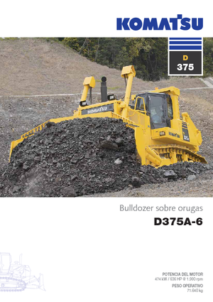 Kettendozer Komatsu D375A-6