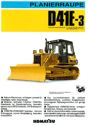 Kettendozer Komatsu D41E-3