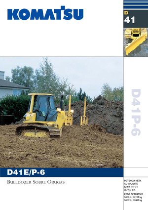 Kettendozer Komatsu D41P-6