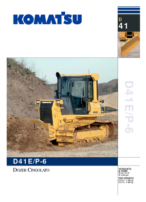 Kettendozer Komatsu D41P-6
