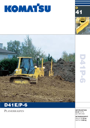 Kettendozer Komatsu D41P-6