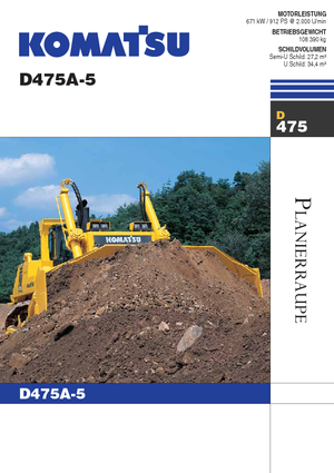 Kettendozer Komatsu D475A-5