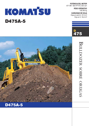 Kettendozer Komatsu D475A-5