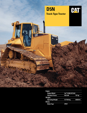 Kettendozer Caterpillar D 5 N XLP