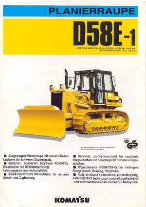 Kettendozer Komatsu D58E-1P