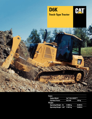 Kettendozer Caterpillar D6K LGP