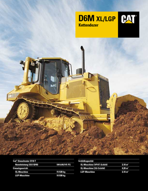 Kettendozer Caterpillar D 6 M XLSU
