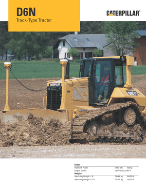 Kettendozer Caterpillar D6N LGP