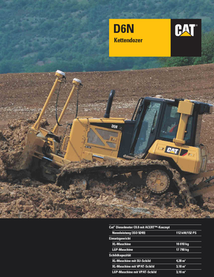 Kettendozer Caterpillar D6N LGP