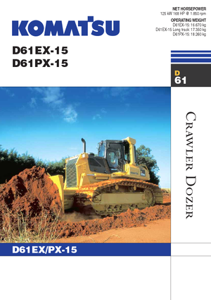 Kettendozer Komatsu D61EX-15