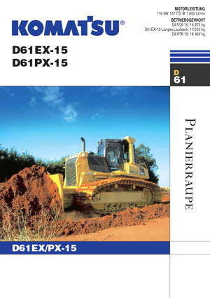 Kettendozer Komatsu D61EX-15