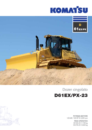 Kettendozer Komatsu D61EX-23