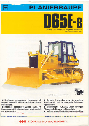 Kettendozer Komatsu D65E-8