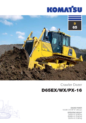 Kettendozer Komatsu D65EX-16