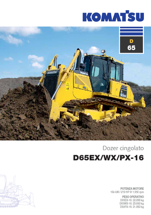 Kettendozer Komatsu D65EX-16
