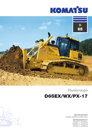 Kettendozer Komatsu D65WX-17