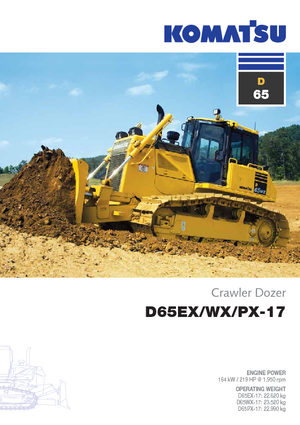 Kettendozer Komatsu D65WX-17
