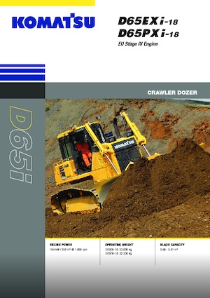 Kettendozer Komatsu D65EXi-18