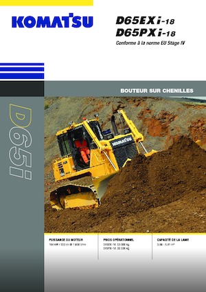 Kettendozer Komatsu D65EXi-18