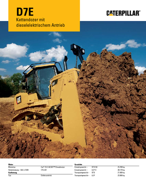 Kettendozer Caterpillar D7E