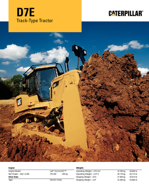 Kettendozer Caterpillar D7E