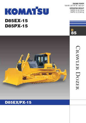 Kettendozer Komatsu D85PX-15E0